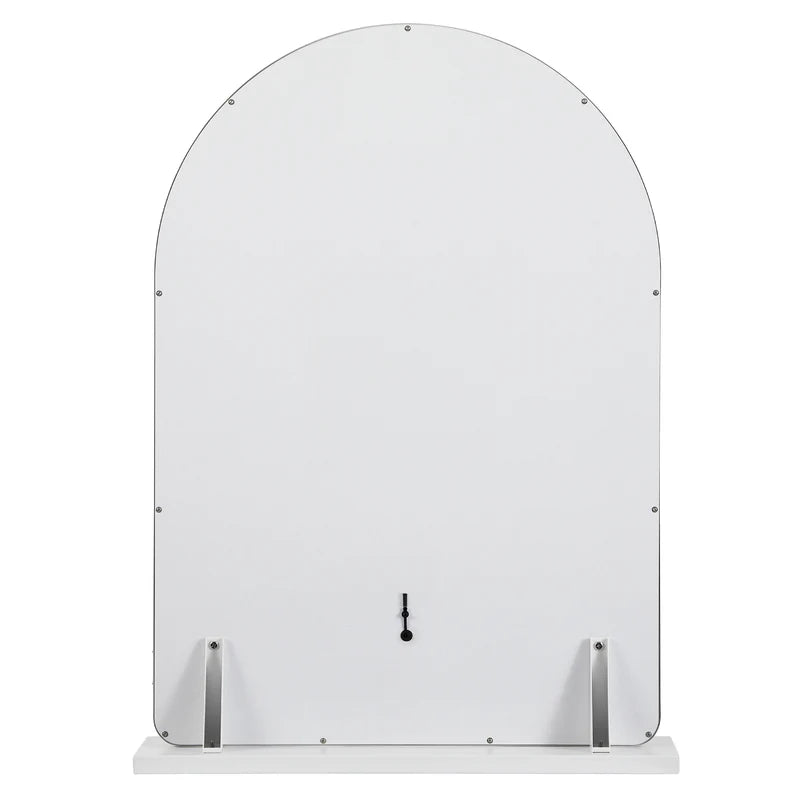Luna 102cm Arch Front Illuminated Vanity Mirror White