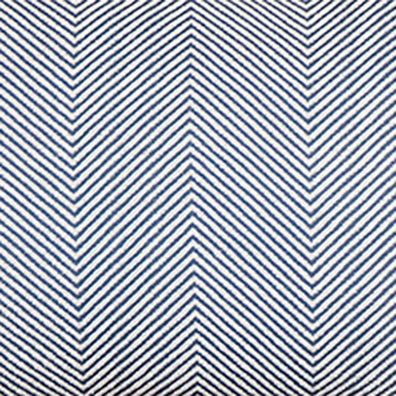 Candace Stool - Chevron Blue Linen