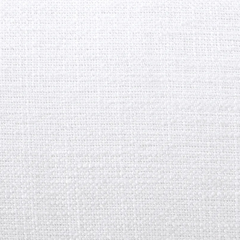 Birkshire Slip Cover Ottoman - White Linen