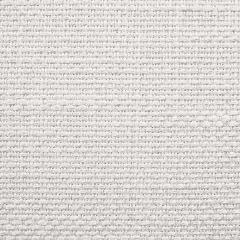 Hacienda Black Iron Bench Ottoman - Natural Linen