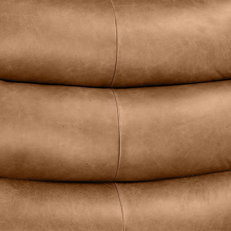 Lusitano Recliner Chair - Light Brown Leather