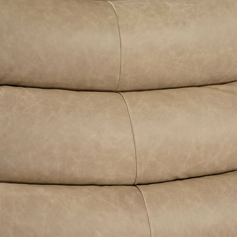 Lusitano Recliner Chair - Cappuccino Cream Leather