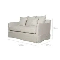 Noosa Hamptons 2 Seat Sofa