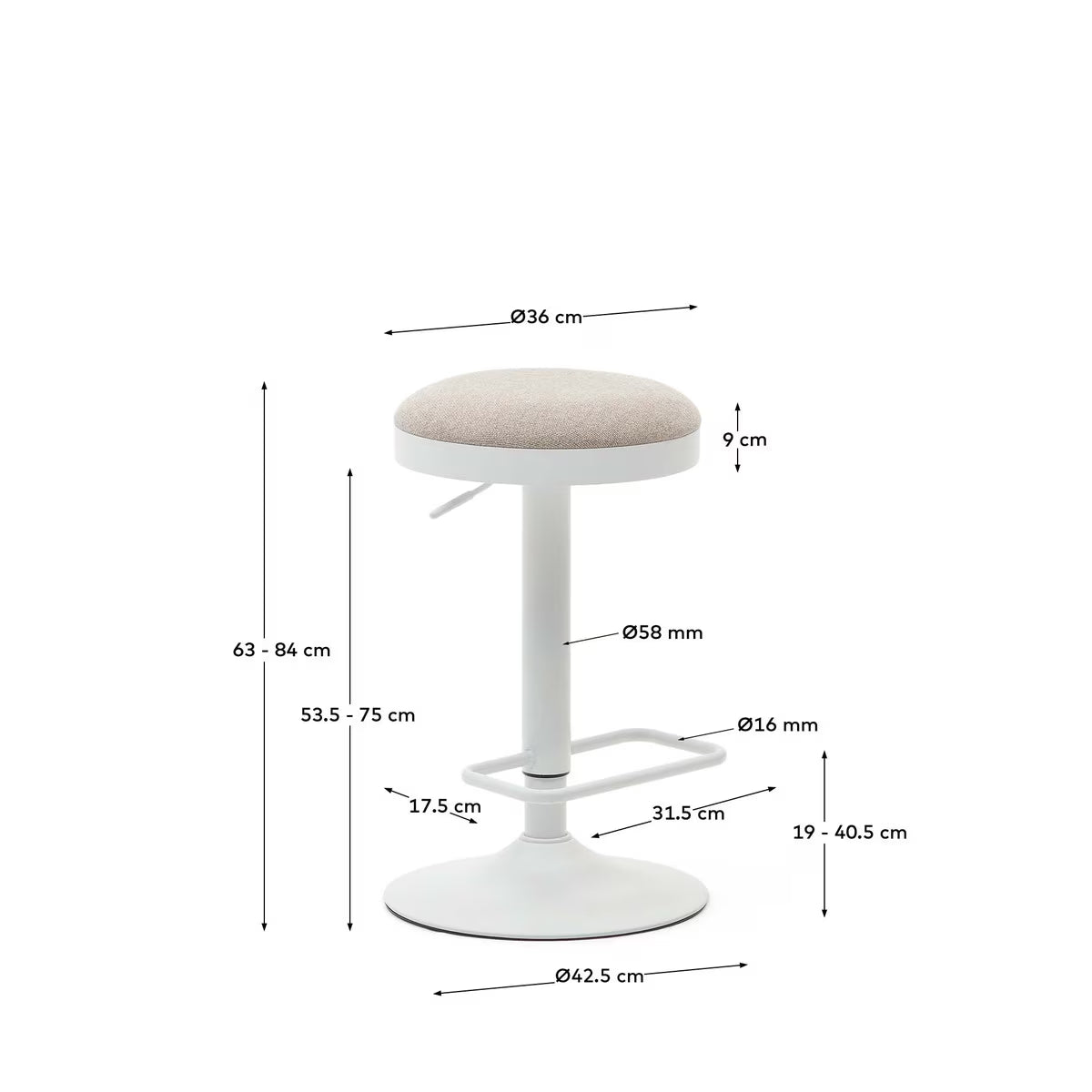 Zaib Bar Stool
