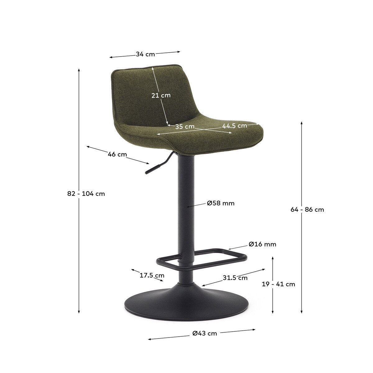 Zenda Bar Stool