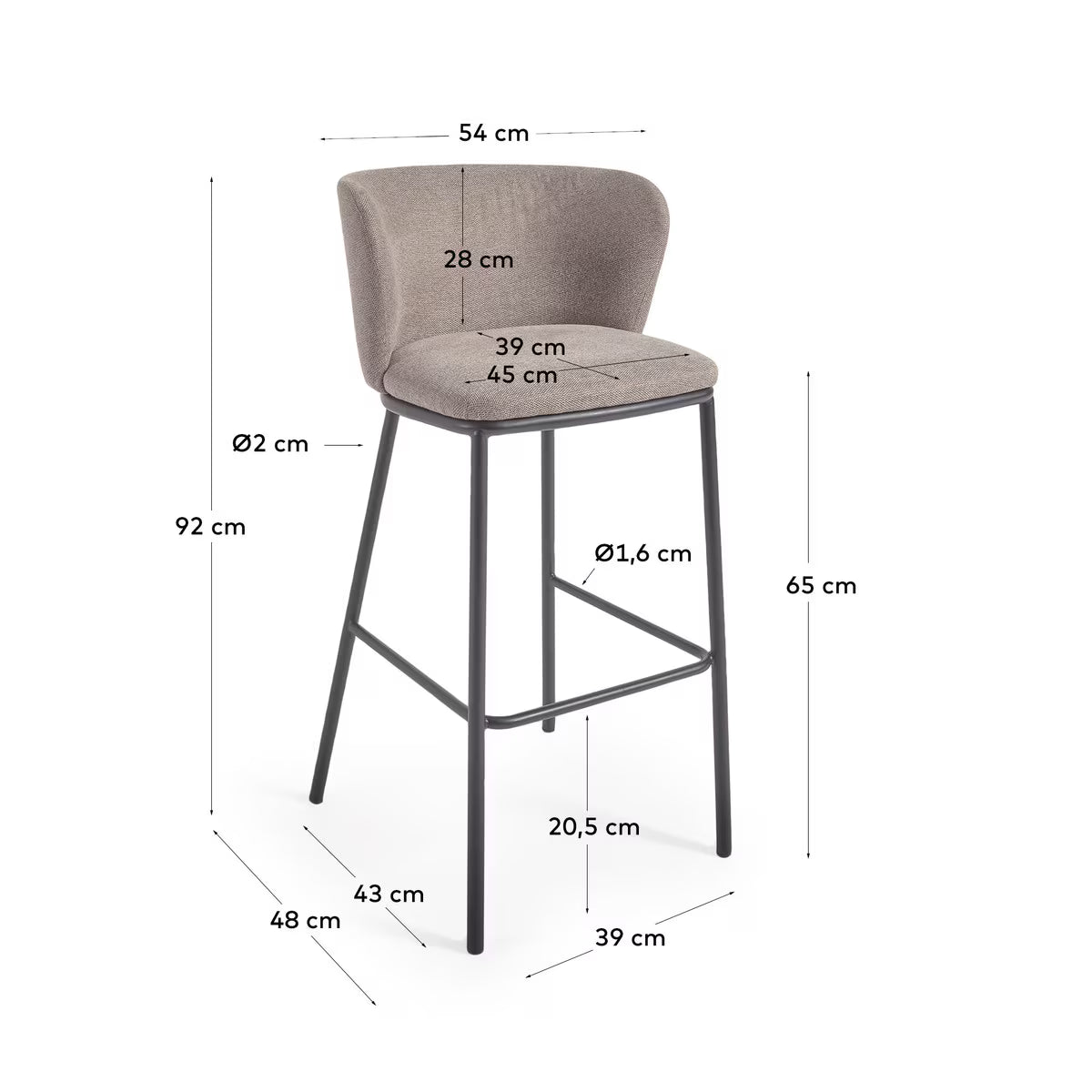 Ciselia Counter Stool
