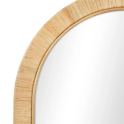Ariel Woven 180cm Arch Mirror Natural