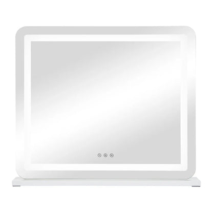 Luna 67cm Rectangle Front Illuminated Vanity Mirror White
