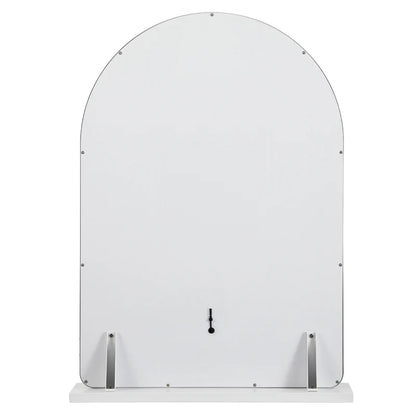 Luna 102cm Arch Front Illuminated Vanity Mirror White
