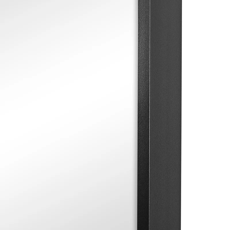 Luna 180cm Arch Front Illuminated Mirror Black