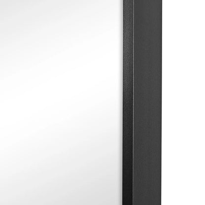 Luna 180cm Arch Front Illuminated Mirror Black