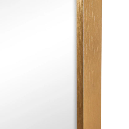 Luna 180cm Rectangle Front Illuminated Mirror Gold