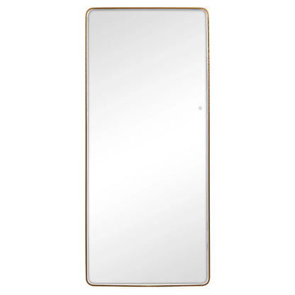 Luna 180cm Rectangle Front Illuminated Mirror Gold