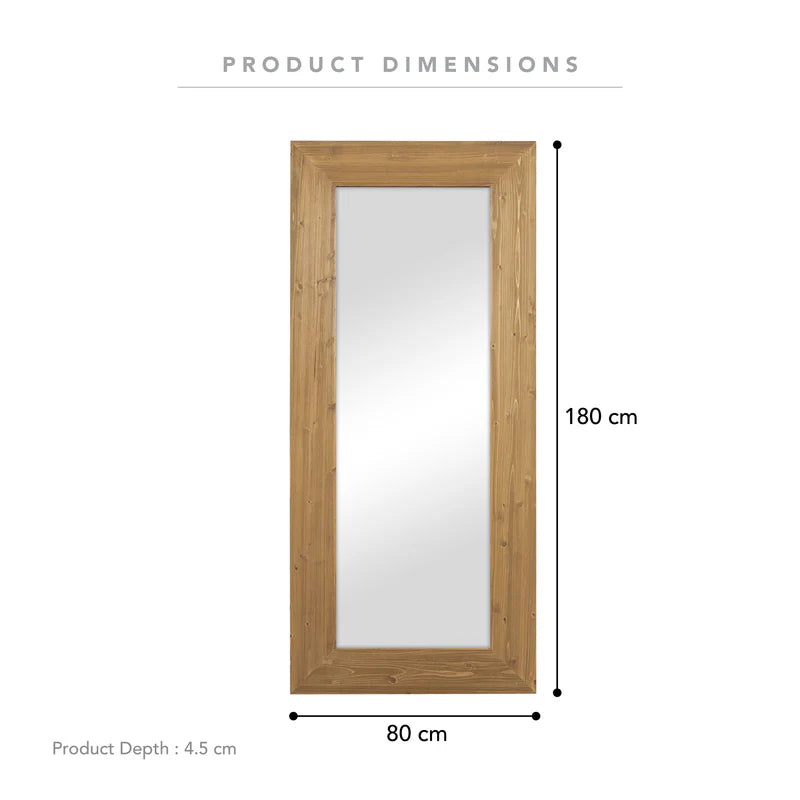 Willow 180cm Framed Mirror