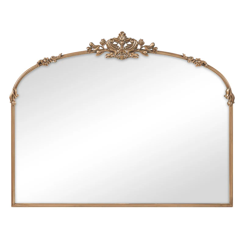 Florence 100cm Baroque Mirror Gold