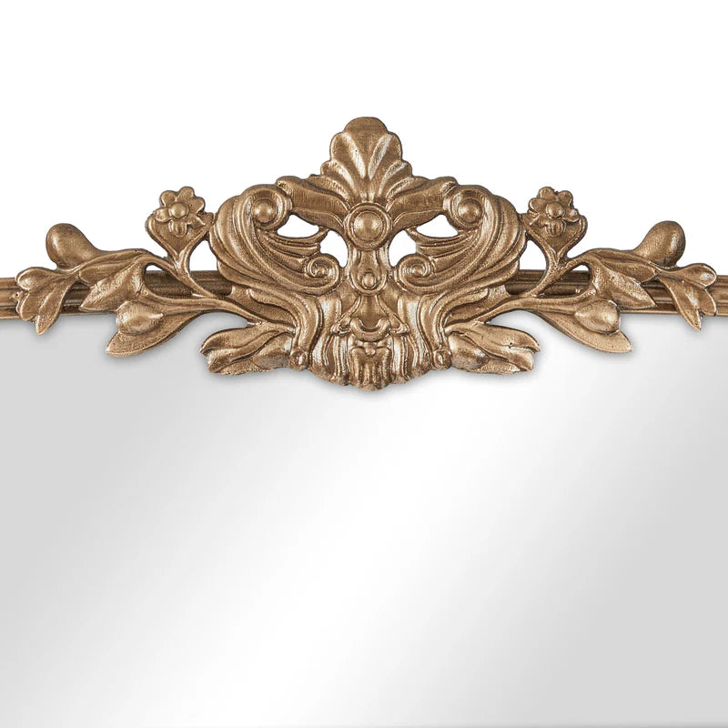 Florence 100cm Baroque Mirror Gold
