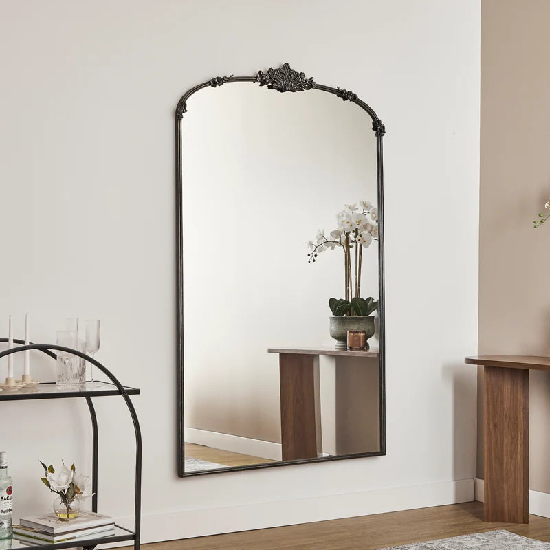 Florence XL 180cm Baroque Mirror Black