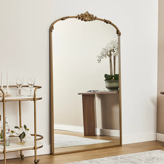 Florence XL 180cm Baroque Mirror Gold