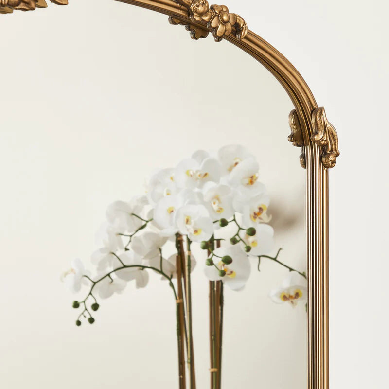 Florence XL 180cm Baroque Mirror Gold