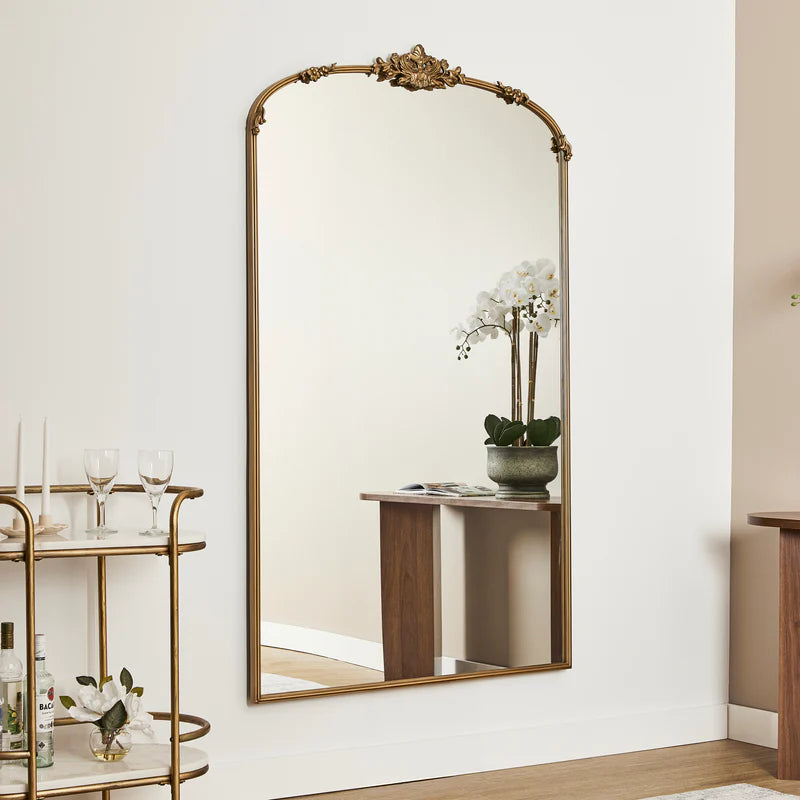 Florence XL 180cm Baroque Mirror Gold