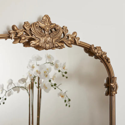 Florence 160cm Baroque Mirror Gold