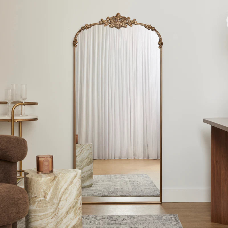 Florence 160cm Baroque Mirror Gold