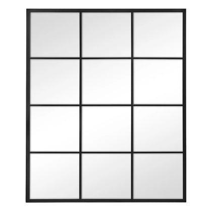 Sophia 110cm Rectangle Mirror Black