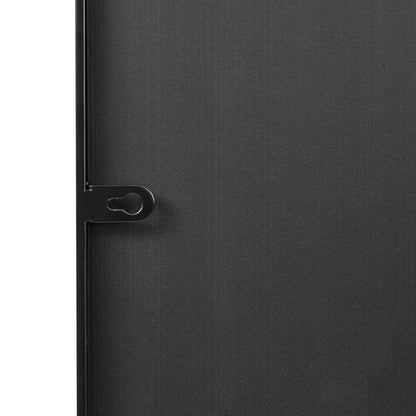 Sophia 110cm Rectangle Mirror Black