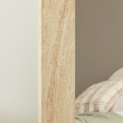 Sienna 180cm Arch Mirror Travertine Look