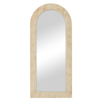 Sienna 180cm Arch Mirror Travertine Look