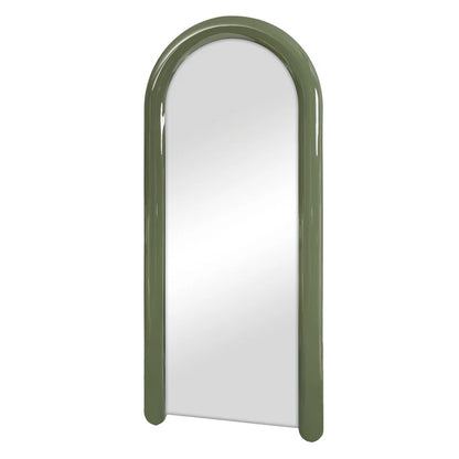 Gigi 180cm Gloss Arch Mirror Green