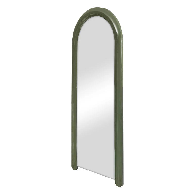 Gigi 180cm Gloss Arch Mirror Green