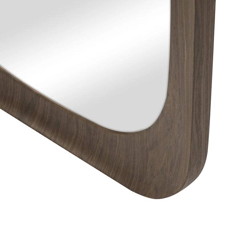 Rue 180cm Rectangle Mirror Walnut