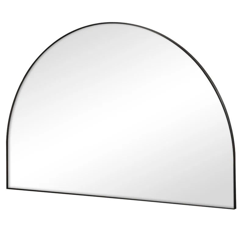 Zali XL 150cm Arched Mirror Black