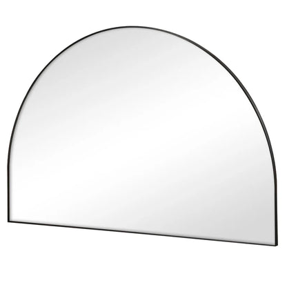 Zali XL 150cm Arched Mirror Black