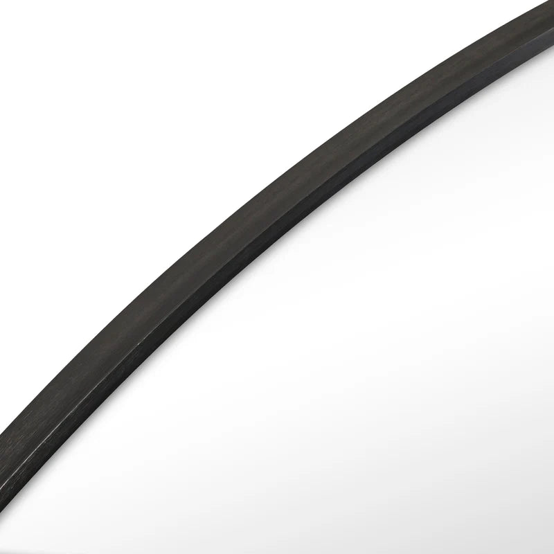 Zali XL 150cm Arched Mirror Black