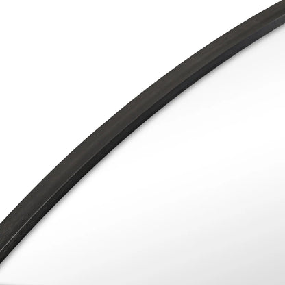 Zali XL 150cm Arched Mirror Black