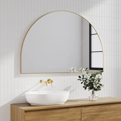 Zali XL 150cm Arched Mirror Gold