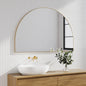 Zali XL 150cm Arched Mirror Gold