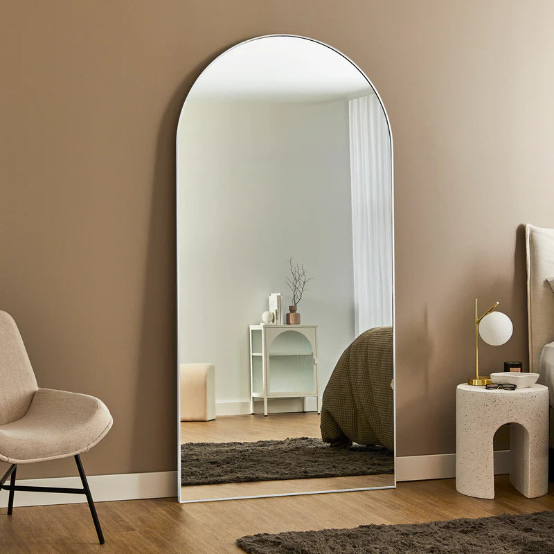 Cindy XXL 200cm Arch Mirror White