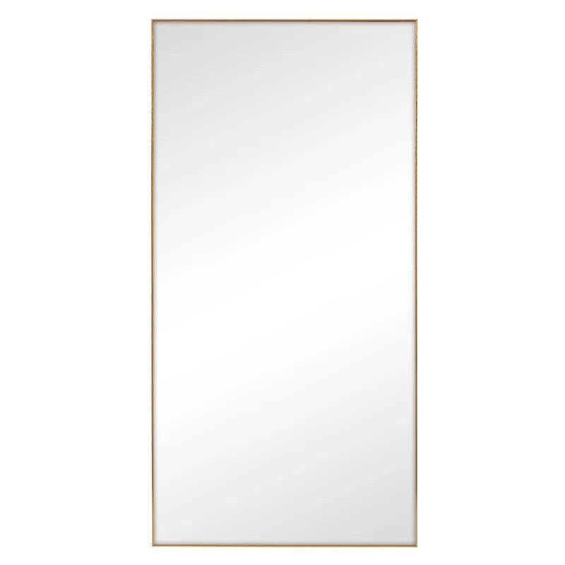 Elle XXL 200cm Rectangle Mirror Gold
