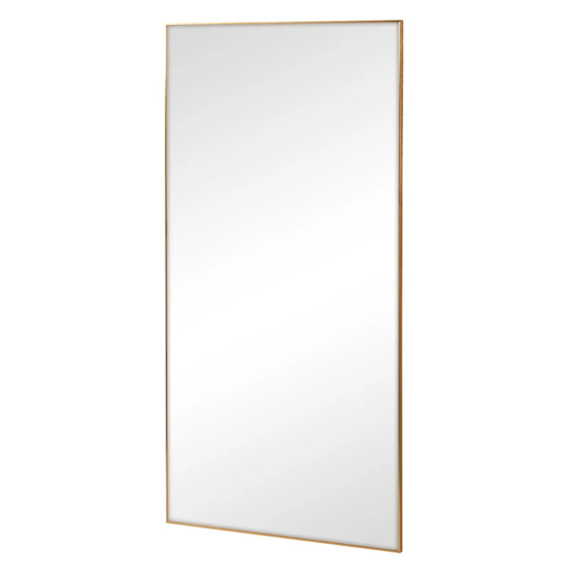 Elle XXL 200cm Rectangle Mirror Gold