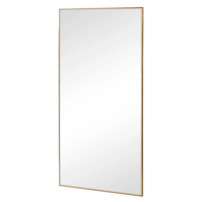 Elle XXL 200cm Rectangle Mirror Gold