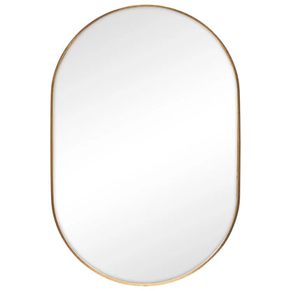 Zoe 90cm Oval Mirror Gold