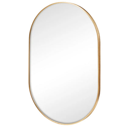 Zoe 90cm Oval Mirror Gold