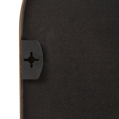 Zoe 90cm Oval Mirror Black
