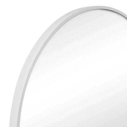 Zoe 90cm Oval Mirror White