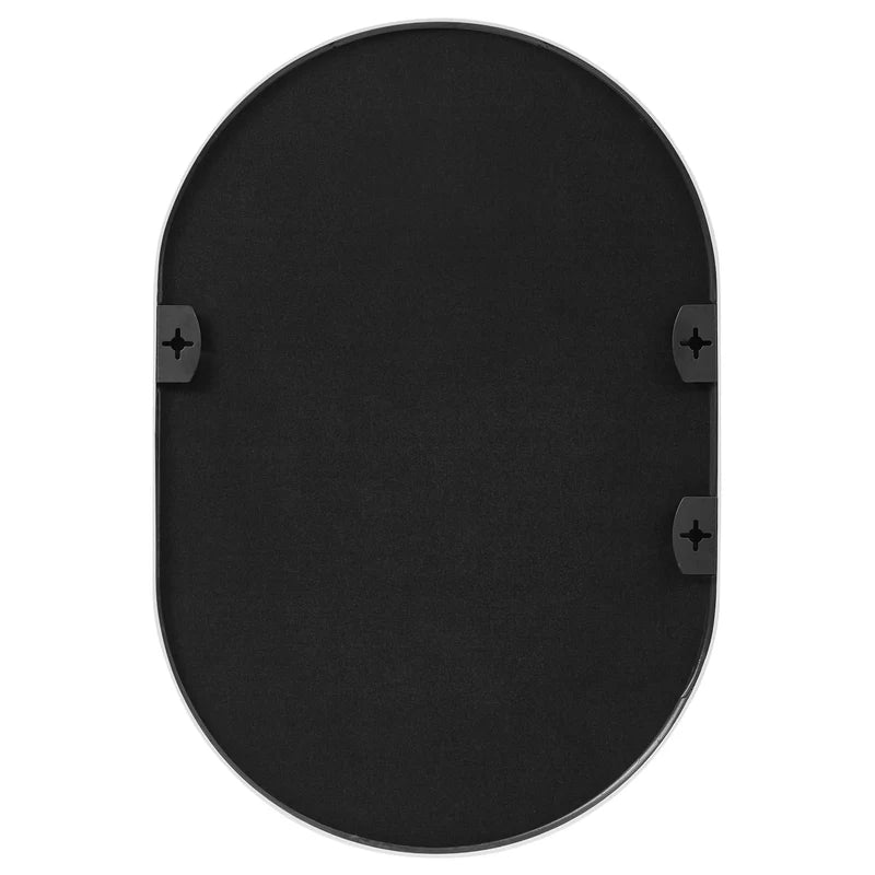 Zoe 90cm Oval Mirror White