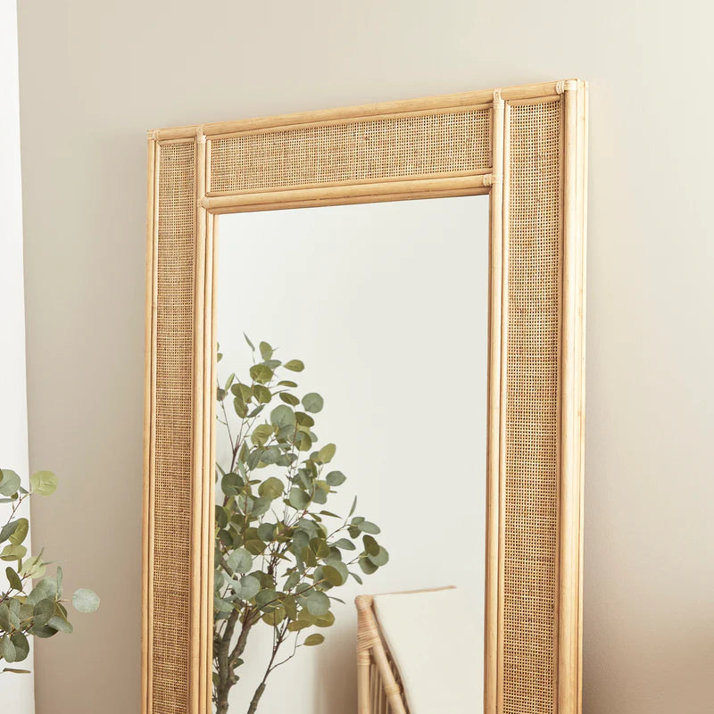 Cove Rattan 180cm Rectangle Mirror