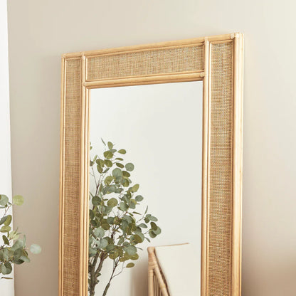 Cove Rattan 180cm Rectangle Mirror